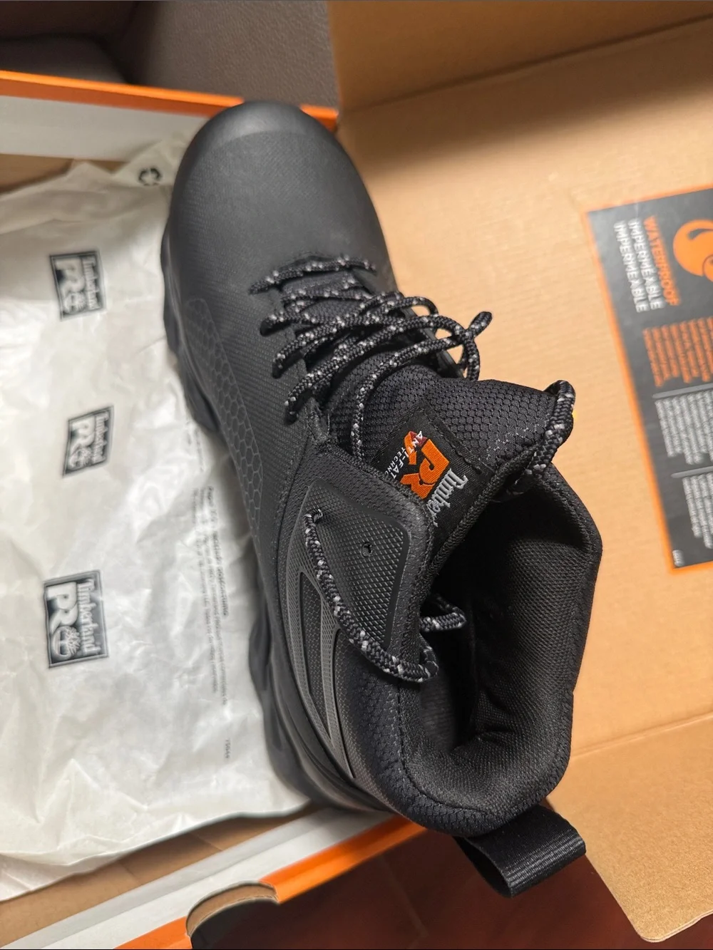 Timberland PRO Ridgework Waterproof Work Boots - Black